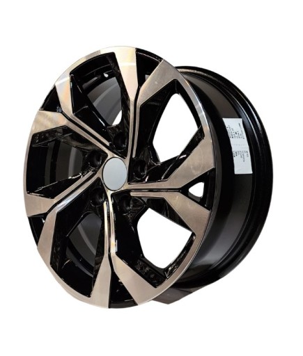 4 Adet MARCOPOLO 6.5*16 5*114.3 ET35 72.56 BLACK MACK JANT (Takım)