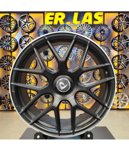 2 Adet BK-5318 9,5*20 5*112 ET45 66,56 MAT BLACK LIP MAC JANT (Takım)