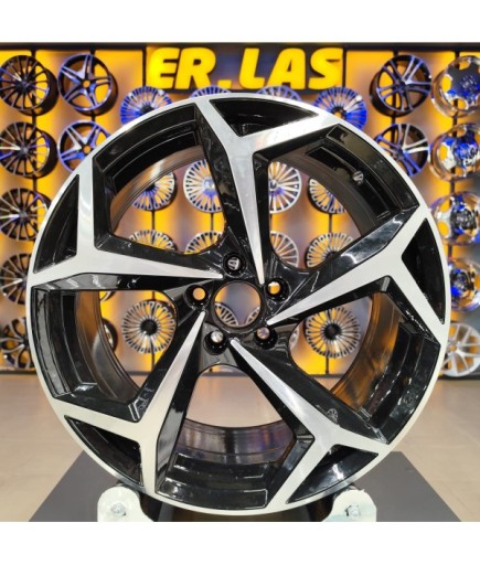 4 Adet BK-5340 7,5*17 5*100 ET35 57,1 BLACK MACK JANT (Takım)