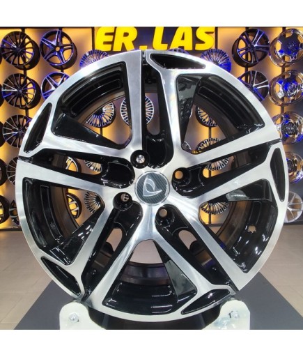 4 Adet BK-5516 7*16 4*108 ET28 65,1 BLACK MACHINED JANT (Takım)