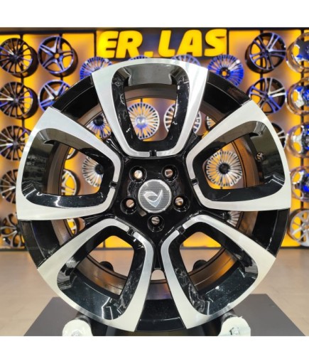 4 Adet BK-5850 7*17 5*98 ET43 58,1 BLACK MACHINED JANT (Takım)