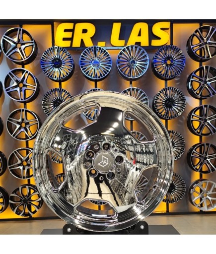 2 Adet TORK-1995 8*18 5*112 ET38 66.56 VOCOOM CHROME JANT (Takım)