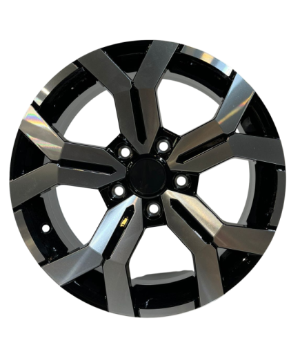 4 Adet DY-1266 7*16 5*114.3 ET40 66.1 BLACK MACK JANT (Takım)