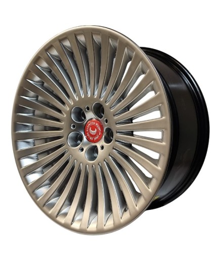 4 Adet BK-589 10*19 5*120 ET24 74.1 HYPER SİLVER JANT (Takım)