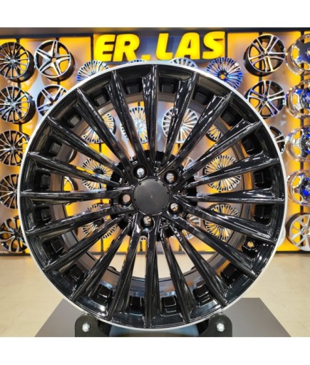 4 Adet KM-D989 9,5*19 5*112 ET48 66,6 BLACK/LD JANT (Takım)