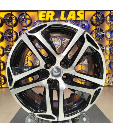 4 Adet BK-5516 7.5*17 4*108 ET28 65.1 BLACK MACK JANT (Takım)