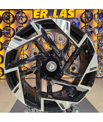 4 Adet BKY-1223 7.5*18 5*114.3 ET51 67.1 BLACK MACK JANT (Takım)