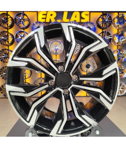 4 Adet DY-666 6.5*16 4*100 BLACK MACK JANT (Takım)