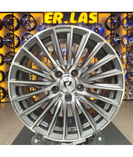 4 Adet BK-5909 7.5*17 5*112 ET45 66.56 GUN MACHINED JANT (Takım)