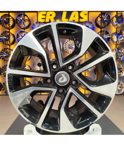 4 Adet BK-986 6,5*16 5*114,3 ET45 64,1 BLACK MACK JANT (Takım)