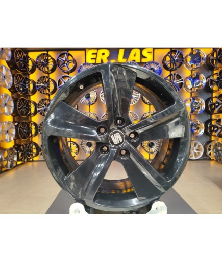 4 Adet SEAT ORIJINAL 7.5*17 5*112 ET51 57.1 BLACK JANT REVİZE EDİLMİŞ (Takım)