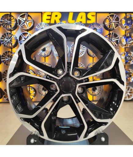 4 Adet DY-176 6.5*16 5*114.3 ET40 BLACK MACK JANT (Takım)