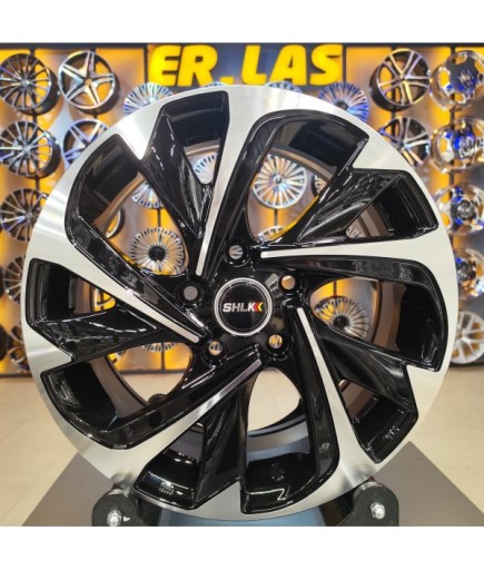 4 Adet SLK-1693 6.5*16 5*114.3 ET45 60.1 BLACK MACK JANT (Takım)