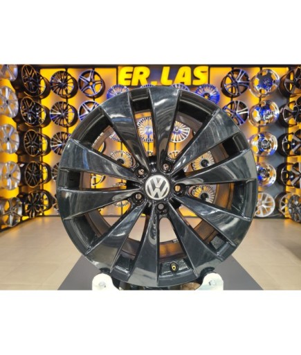 4 Adet VOLKSWAGEN ORIJINAL 8*17 5*112 ET41 57.1 BLACK JANT REVİZE EDİLMİŞ (Takım)