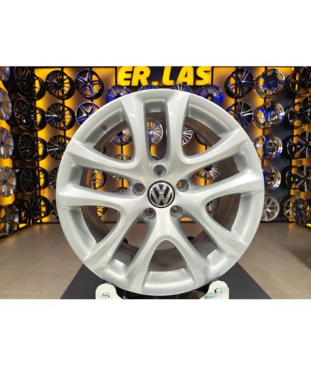 4 Adet VOLKSWAGEN ORIJINAL 8*17 5*112 ET41 57.1 SILVER JANT REVİZE EDİLMİŞ (Takım)