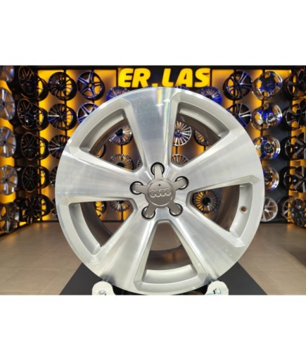 4 Adet AUDİ ORIJINAL 7.5*17 5*112 ET43 57.1 SILVER JANT REVİZE EDİLMİŞ (Takım)