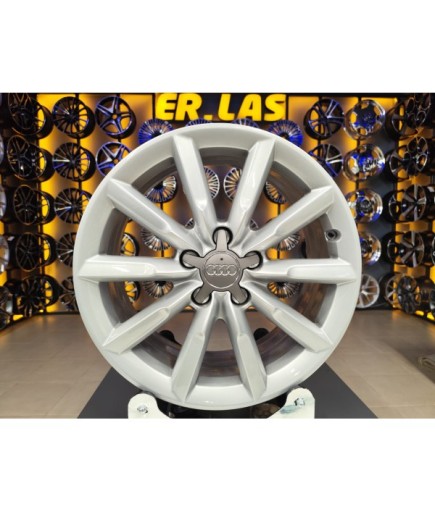 4 Adet AUDİ ORIJINAL 7*17 5*112 ET43 57.1 SILVER JANT REVİZE EDİLMİŞ (Takım)