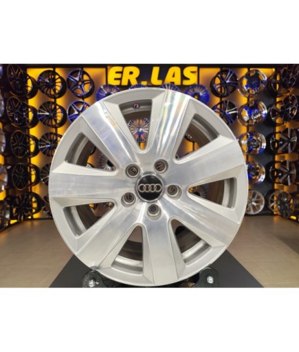 4 Adet AUDİ ORIJINAL 7.5*16 5*112 ET45 57.1 SILVER JANT REVİZE EDİLMİŞ (Takım)