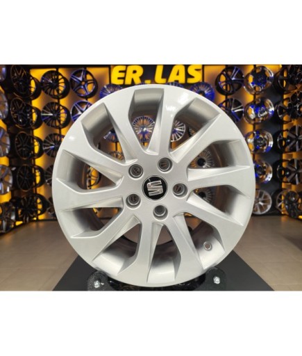 4 Adet SEAT ORIJINAL 6.5*16 5*112 ET46 57.1 SILVER JANT REVİZE EDİLMİŞ (Takım)