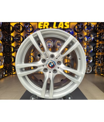 4 Adet BMW ORIJINAL 8-9*18 5*120 ET34 72.6 SILVER JANT REVİZE EDİLMİŞ (Takım)