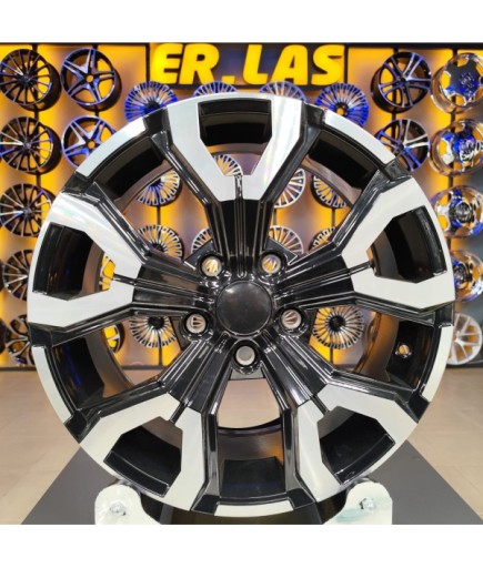 4 Adet SONIC 1099 6.5*16 5*114.3 ET35 66.1 BLACK MACK JANT (Takım)