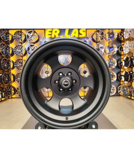 4 Adet TORK-3126 10*16 6*114.3 ET-35 66.1 MAT BLACK JANT (Takım)