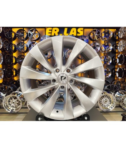 4 Adet BK-438 7.5*17 5*112 ET45 57.1 HYP SILVER XL JANT  (Takım)