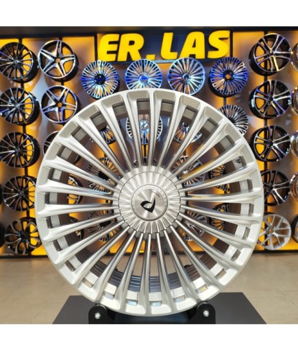 2 Adet BK-3S198 8,5*20 5*112 ET38 66,56 HYPER SILVER JANT (Takım)