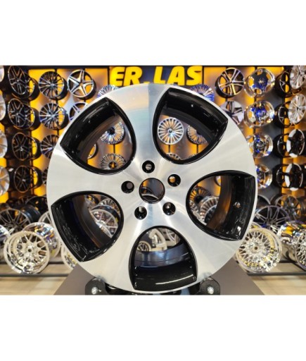 4 Adet RC-439 7,5*17 5*100 ET42 57,1 BLACK MACK JANT (Takım)