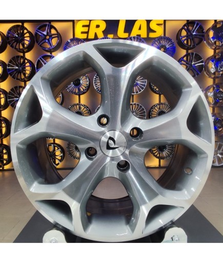 4 Adet BK-386 6,5*15 4*100 ET37 73,1 GUN MACHINED (Takım)