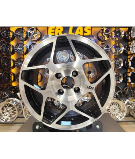 4 Adet BK-940 7*15 4*108 ET20 65,1 BLACK MACK JANT (Takım)