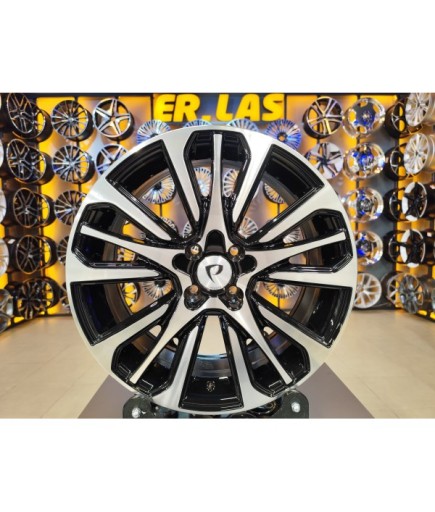 4 Adet BKY-0057 7*17 4*100 ET40 60,1 BLACK MACHINED JANT (Takım)