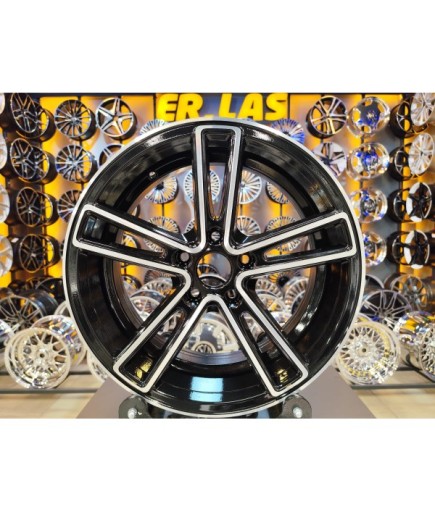 4 Adet BOSS-G156 7,5*17 5*112 ET40 BLACK MACK JANT (Takım)
