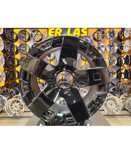 4 Adet TORK-5187 9*18 6*139.7 ET15 BLACK JANT REVİZE EDİLMİŞ (Takım)