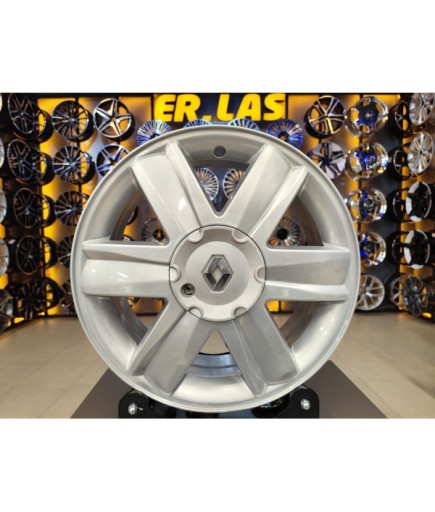 4 Adet RENAULT ORIJINAL 6.5*16 4*100 ET43 60.1 SILVER JANT REVİZE EDİLMİŞ (Takım)