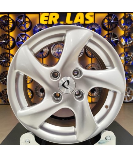 4 Adet BK-604 5.5*14 4*108 ET12 65.1 HYPER SILVER JANT (Takım)
