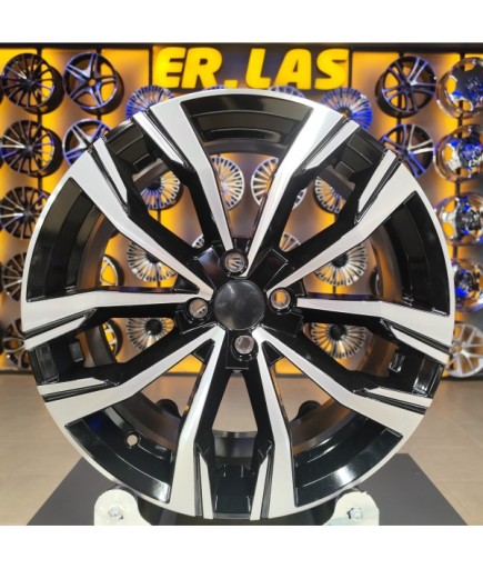 4 Adet SONIC 1053 7*17 4*100 ET40 60.1 BLACK MACK JANT (Takım)