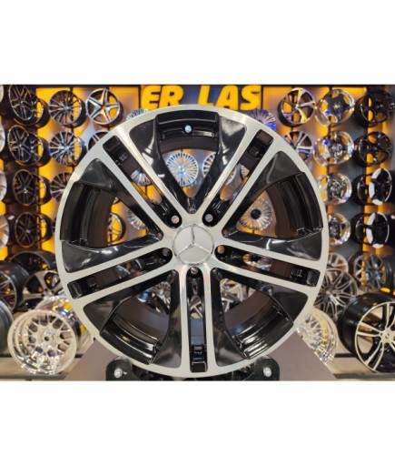 4 Adet MERCEDES ORIJINAL 8*17 5*112 ET48 66.6 BLACK MACK JANT  (Takım)