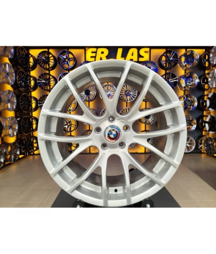 4 Adet BORBET ORIJINAL 8.5-9.5*20 5*120 ET51 72.6 SILVER JANT REVİZE EDİLMİŞ (Takım)