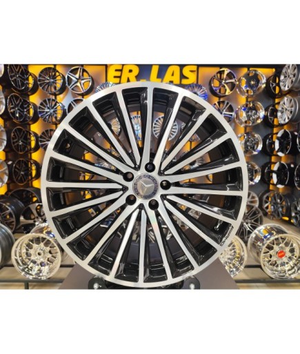 4 Adet MERCEDES ORIJINAL 8-9*20 5*112 ET28 66.6 BLACK MACK JANT REVİZE EDİLMİŞ (Takım)
