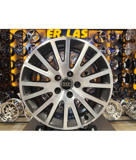 4 Adet AUDİ ORIJINAL 7.5*17 5*112 ET58 66.6 GUN MACK JANT REVİZE EDİLMİŞ  (Takım)