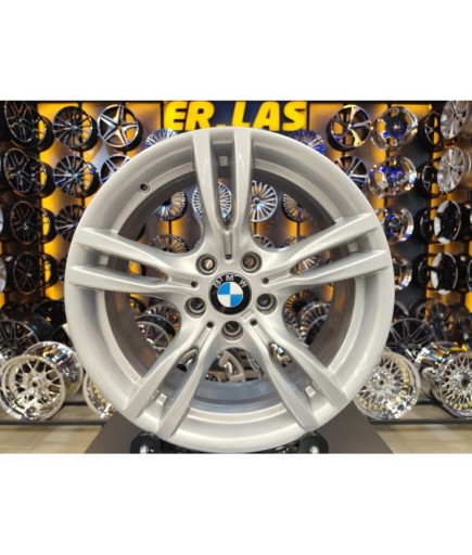 4 Adet BMW ORIJINAL 8*18 5*120 ET34 72.6 SILVER JANT REVİZE EDİLMİŞ (Takım)