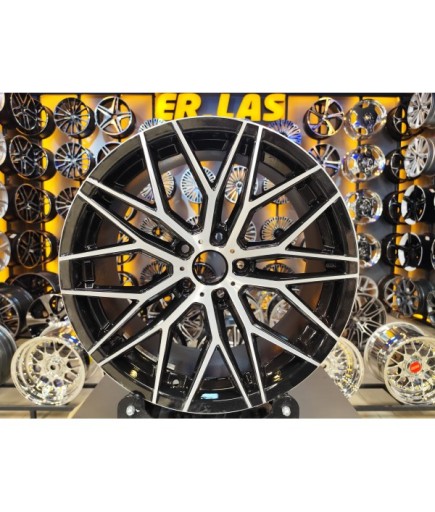 4 Adet ARCEO SEVİLLA 8.5*18 5*114.3 ET35 BLACK MACK JANT REVİZE EDİLMİŞ (Takım)