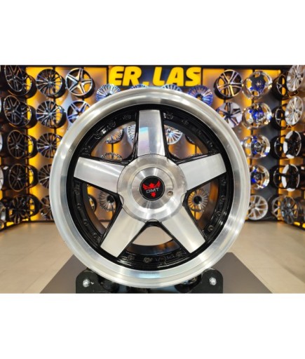 4 Adet DMT 7*15 4*100/114.3 ET38 BLACK MACK JANT REVİZE EDİLMİŞ (Takım)