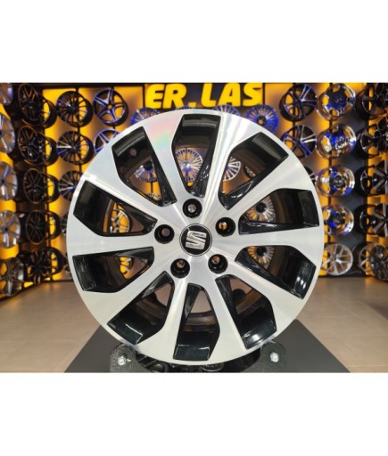 4 Adet SEAT ORIJINAL 6.5*16 5*112 ET46 57.1 BLACK MACK JANT REVİZE EDİLMİŞ (Takım)
