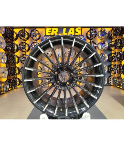 4 Adet A16 9.5*18 5*120 ET30 BLACK MACK JANT REVİZE EDİLMİŞ (Takım)