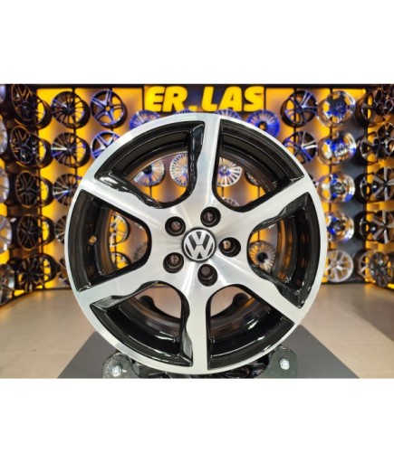 4 Adet VOLKSWAGEN POLO ORIJINAL 6*15 5*100 ET40 57.1 BLACK MACK JANT REVİZE EDİLMİŞ (Takım)