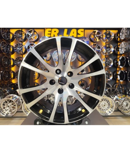 4 Adet TSW-K201 7*17 5*108 ET35 BLACK MACK JANT (Takım)