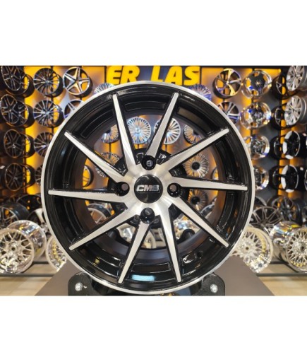 4 Adet CAR-586 6.5*15 4*108 ET25 65.1 BLACK MACK JANT REVİZE EDİLMİŞ (Takım)
