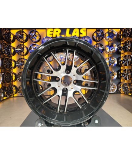 4 Adet SLK-1463 8*15 4*100 ET35 BLACK MACK JANT REVİZE EDİLMİŞ (Takım)